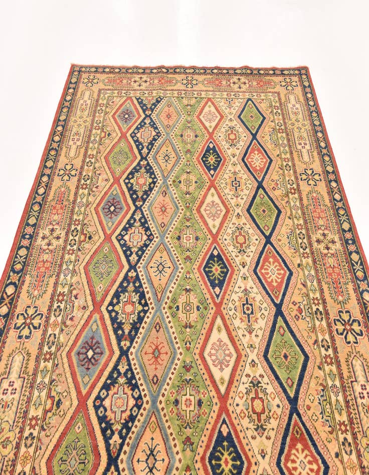 Detail image of 6' 6 x 9' 8  Hand Knotted Kazak Rug