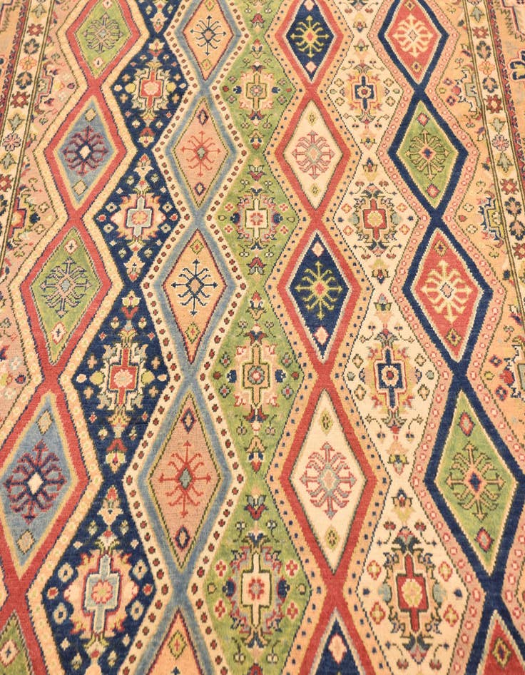 Detail image of 6' 6 x 9' 8  Hand Knotted Kazak Rug