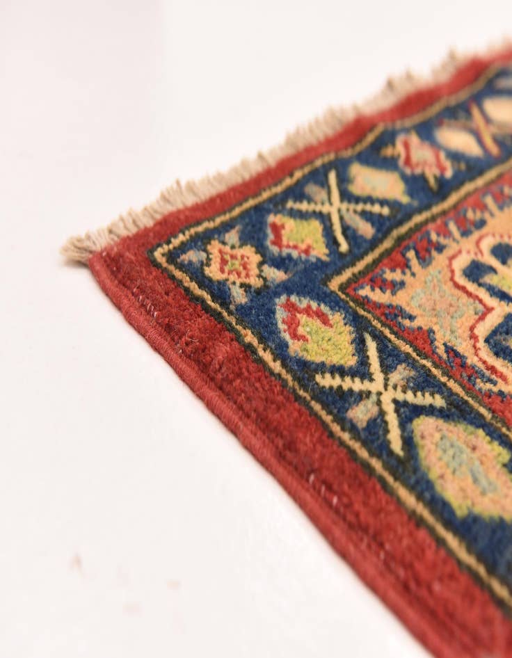 Detail image of 6' 6 x 9' 8  Hand Knotted Kazak Rug