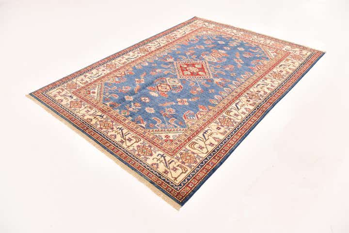 5' 7 x 7' 10 Hand Knotted Kazak Oriental Rug