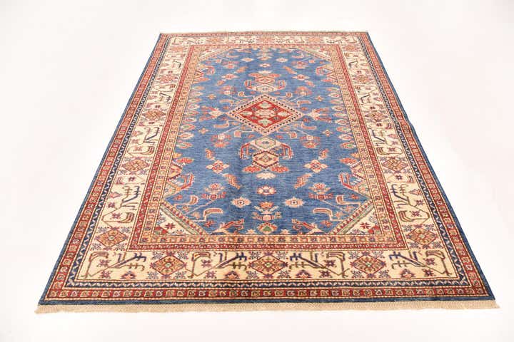 5' 7 x 7' 10 Hand Knotted Kazak Oriental Rug