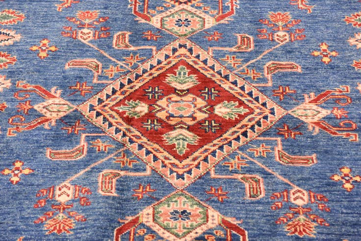 Detail image of 5' 7 x 7' 10 Hand Knotted Kazak Oriental Rug