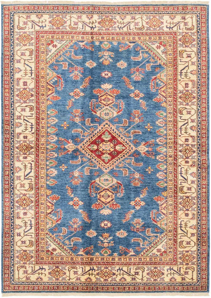 5' 7 x 7' 10 Hand Knotted Kazak Oriental Rug