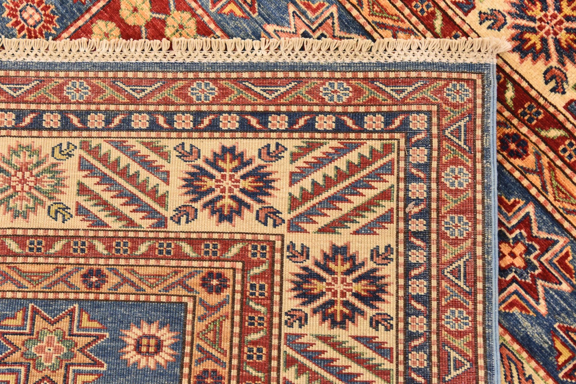 5' 9 x 7' 4 Hand Knotted Kazak Oriental Rug
