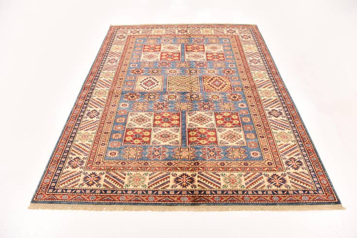 Detail image of 5' 9 x 7' 4 Hand Knotted Kazak Oriental Rug