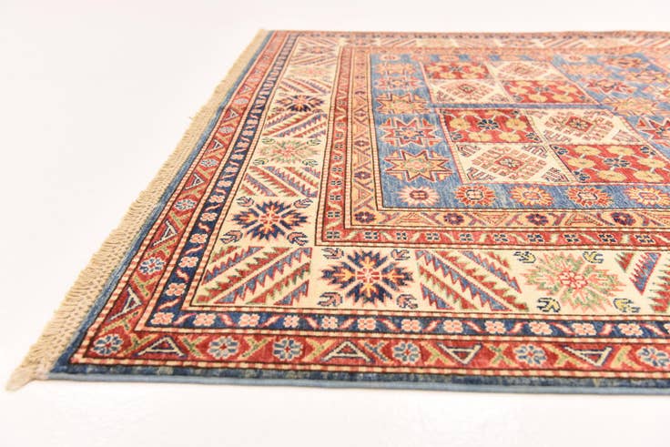 Detail image of 5' 9 x 7' 4 Hand Knotted Kazak Oriental Rug