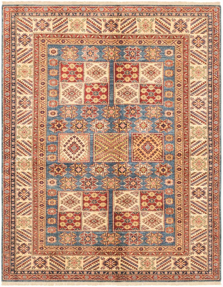 Detail image of 5' 9 x 7' 4 Hand Knotted Kazak Oriental Rug
