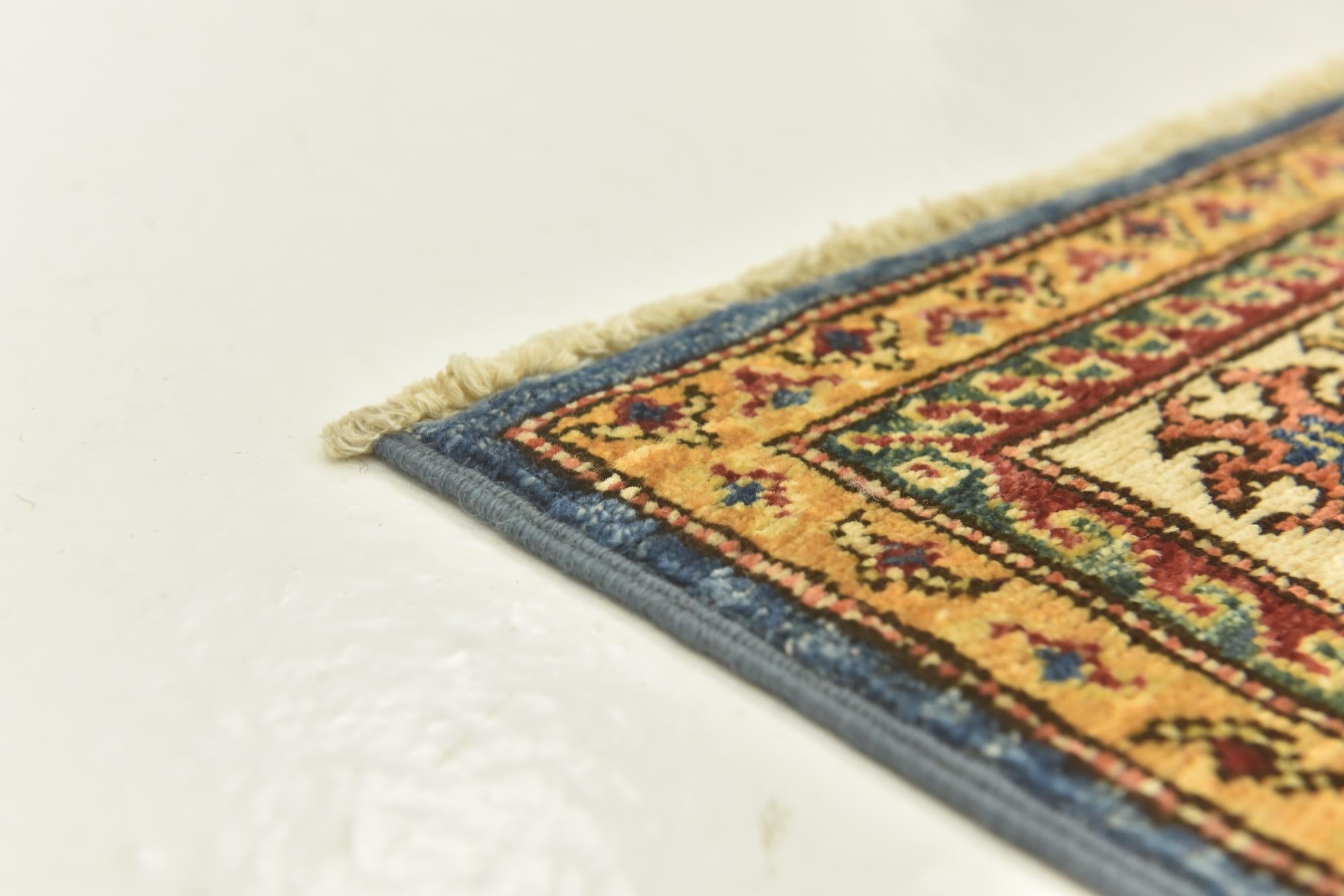 3' 5 x 4' 10 Hand Knotted Kazak Oriental Rug
