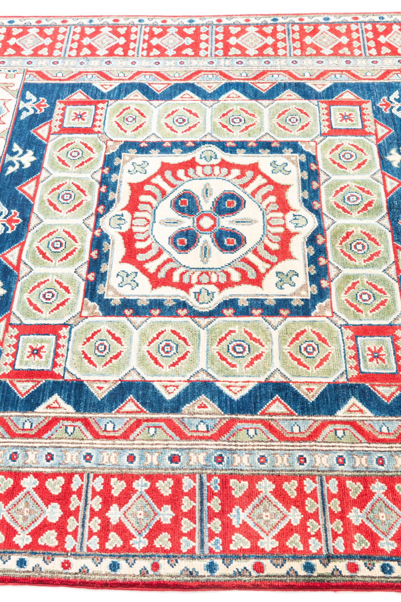5' x 6' 8 Hand Knotted Kazak Rug