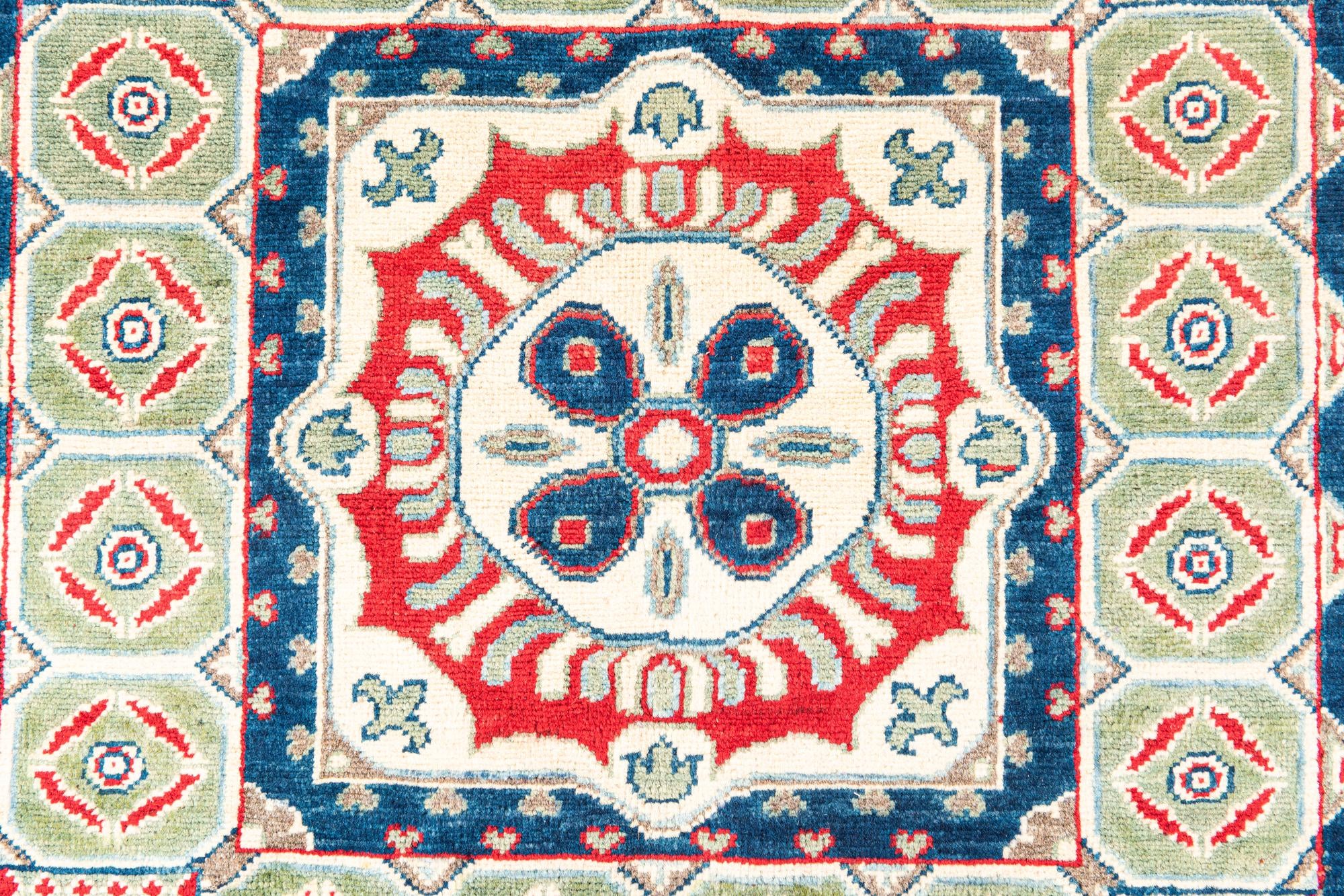 5' x 6' 8 Hand Knotted Kazak Rug