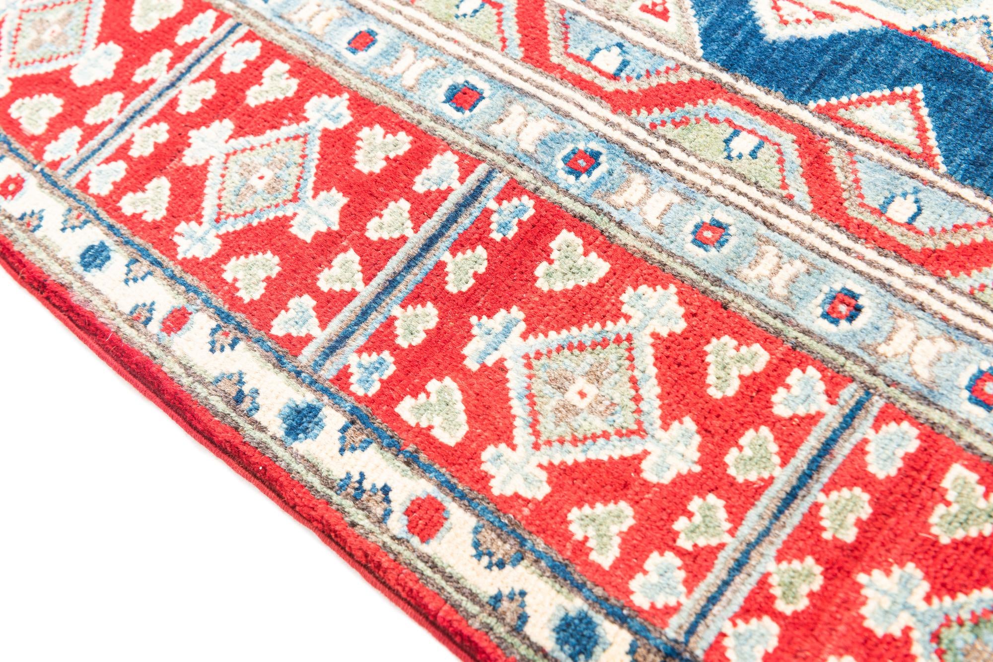 5' x 6' 8 Hand Knotted Kazak Rug