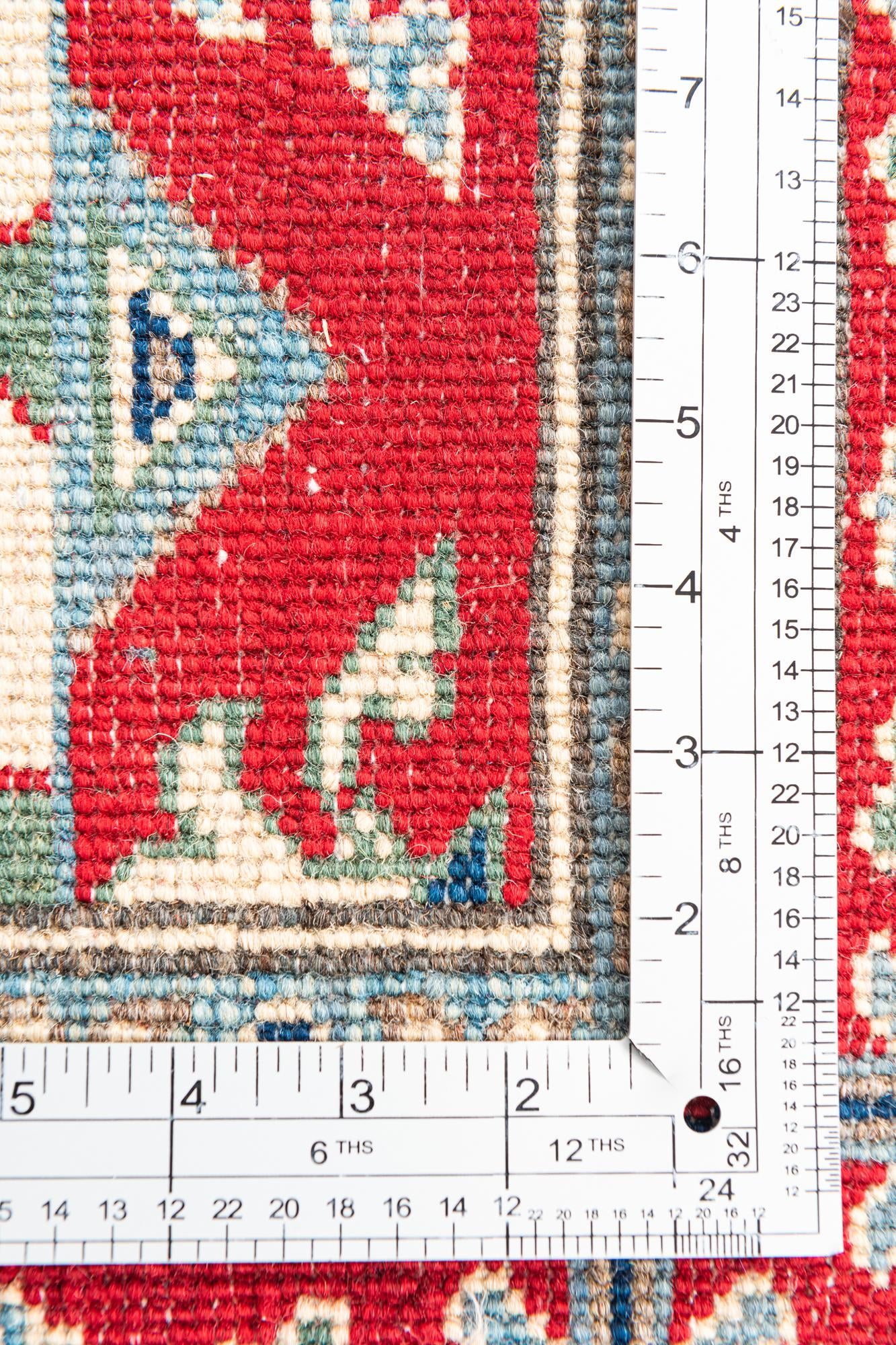 5' x 6' 8 Hand Knotted Kazak Rug
