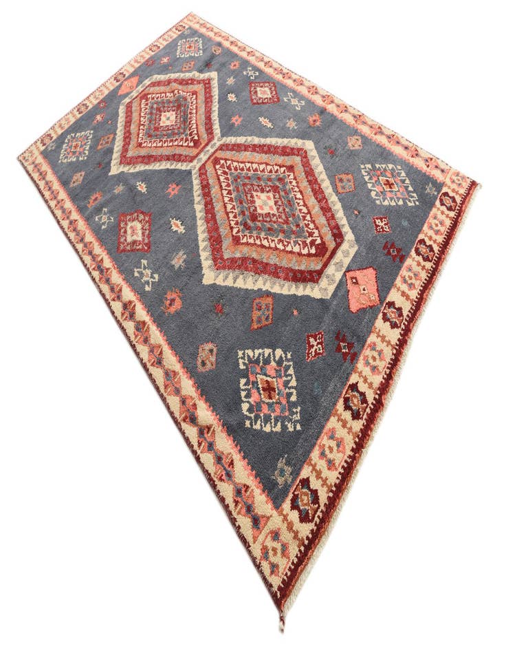 Detail image of 6' 3 x 9' 10  Hand Knotted Kazak Rug