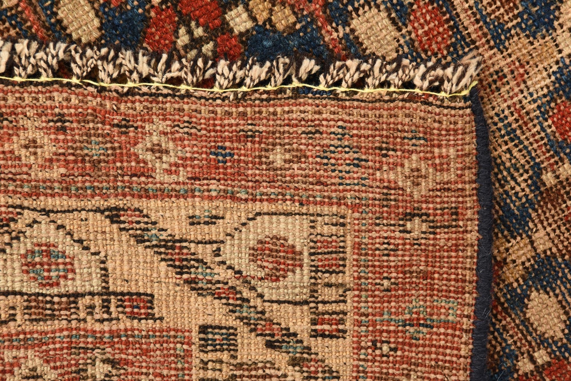 4' 7 x 6' 3 Hand Knotted Kazak Oriental Wool Rug