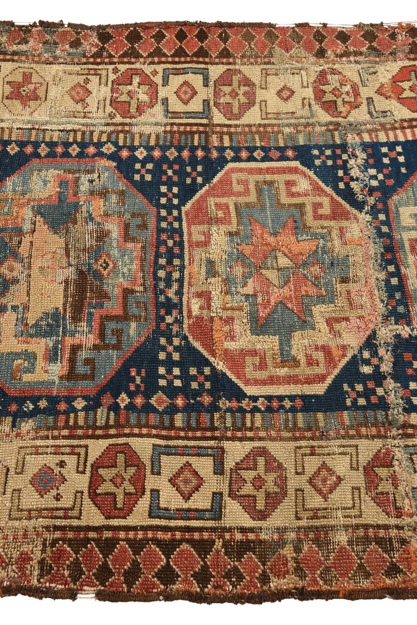 3' 5 x 6' 3 Hand Knotted Kazak Oriental Wool Rug