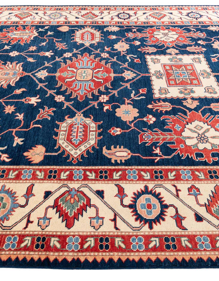 Detail image of 9' 1 x 11' 10  Hand Knotted Kazak Rug