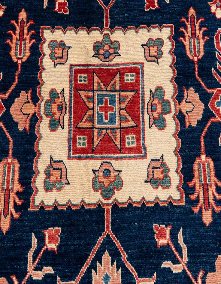 Detail image of 9' 1 x 11' 10  Hand Knotted Kazak Rug