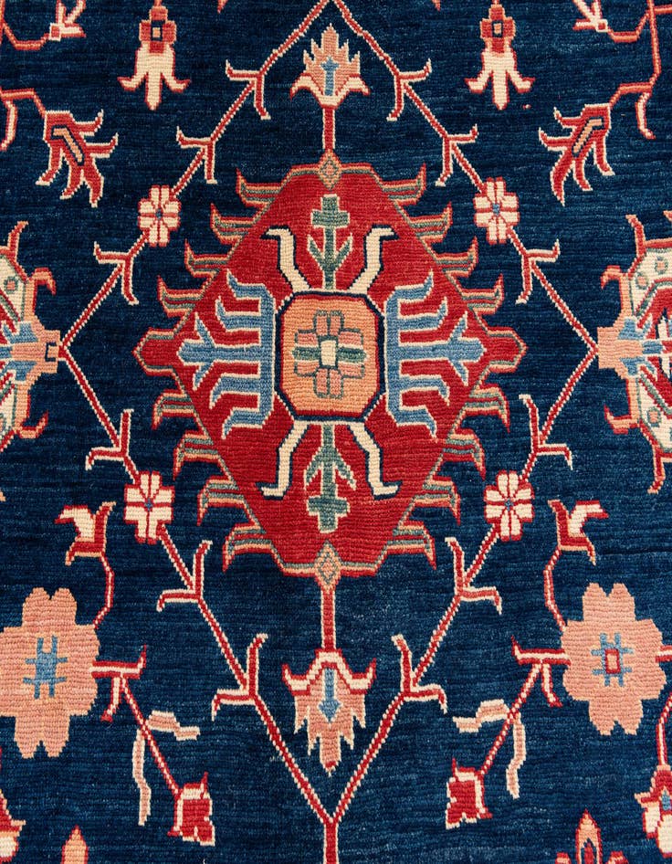 Detail image of 9' 1 x 11' 10  Hand Knotted Kazak Rug