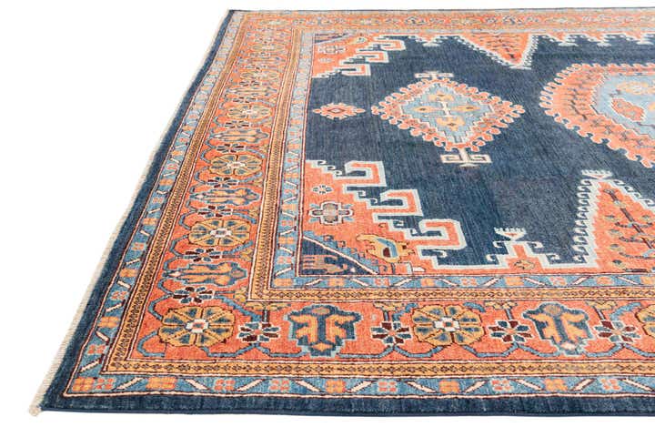 7' 10 x 10' Hand Knotted Kazak Rug