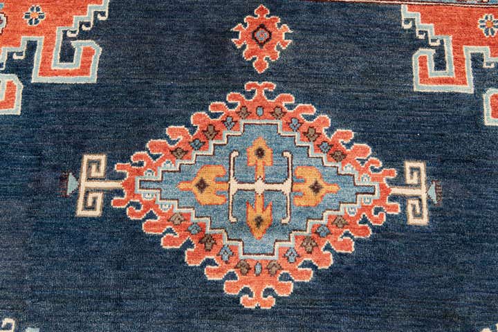 7' 10 x 10' Hand Knotted Kazak Rug