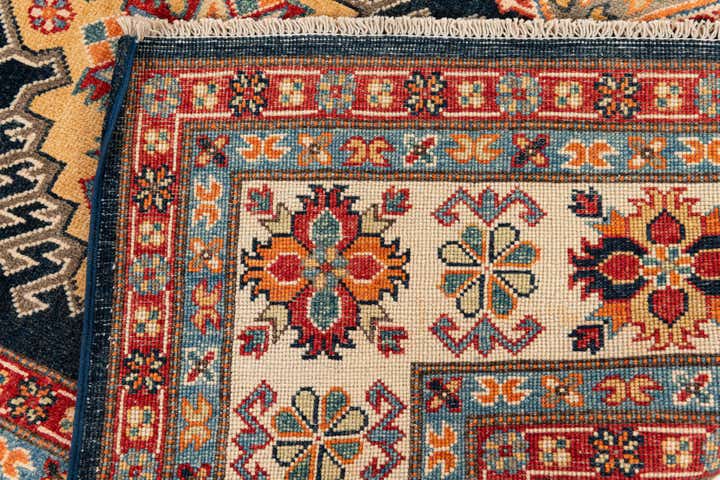 8' x 9' 9 Hand Knotted Kazak Rug