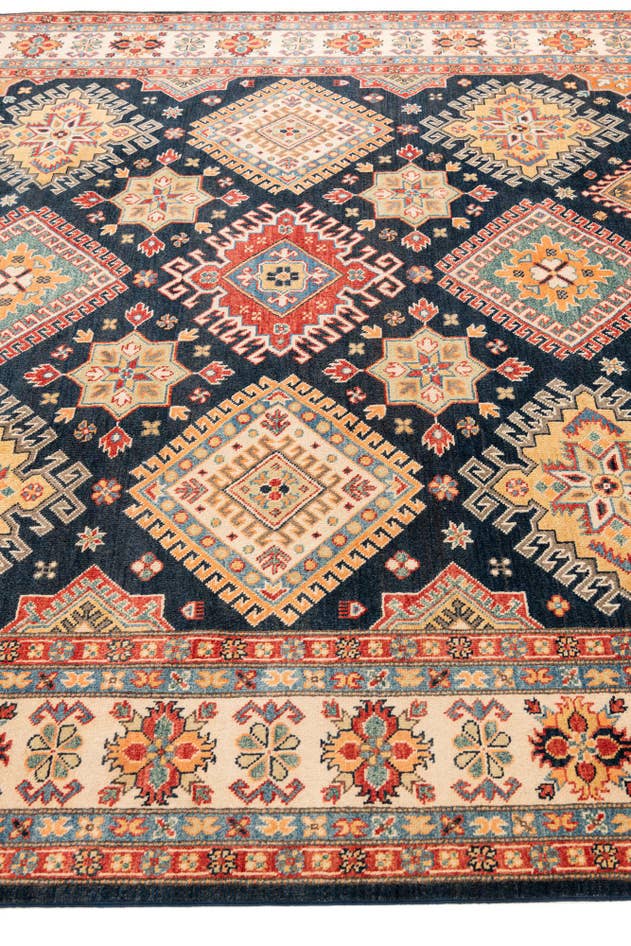 Detail image of 8' x 9' 9 Hand Knotted Kazak Rug