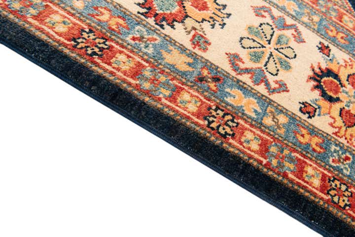 8' x 9' 9 Hand Knotted Kazak Rug