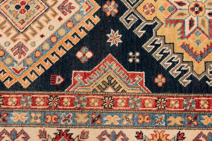 8' x 9' 9 Hand Knotted Kazak Rug