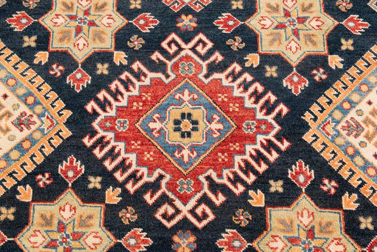 Detail image of 8' x 9' 9 Hand Knotted Kazak Rug