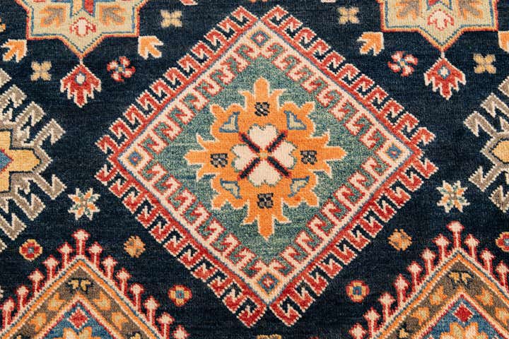 8' x 9' 9 Hand Knotted Kazak Rug