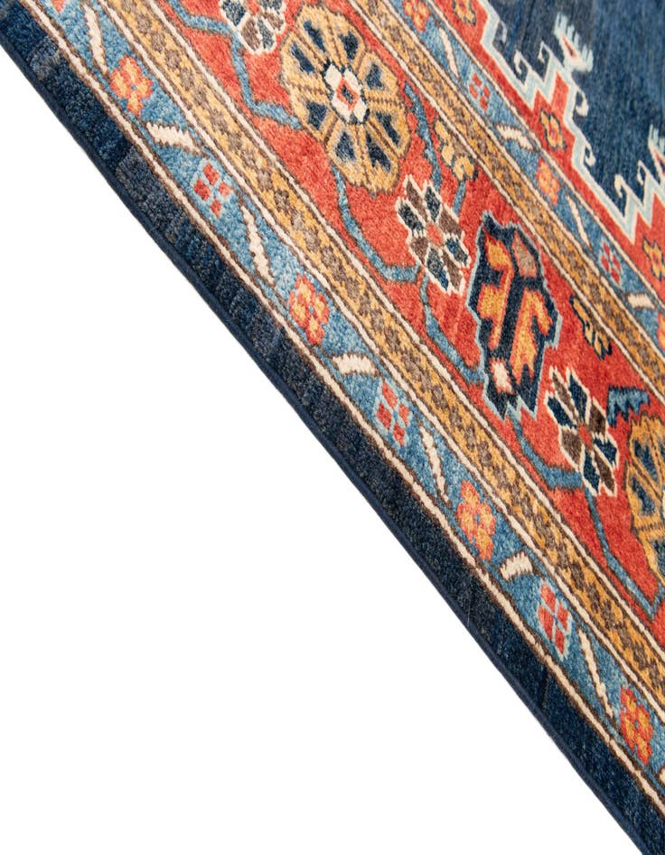 Detail image of 7' 10 x 10'  Hand Knotted Kazak Rug