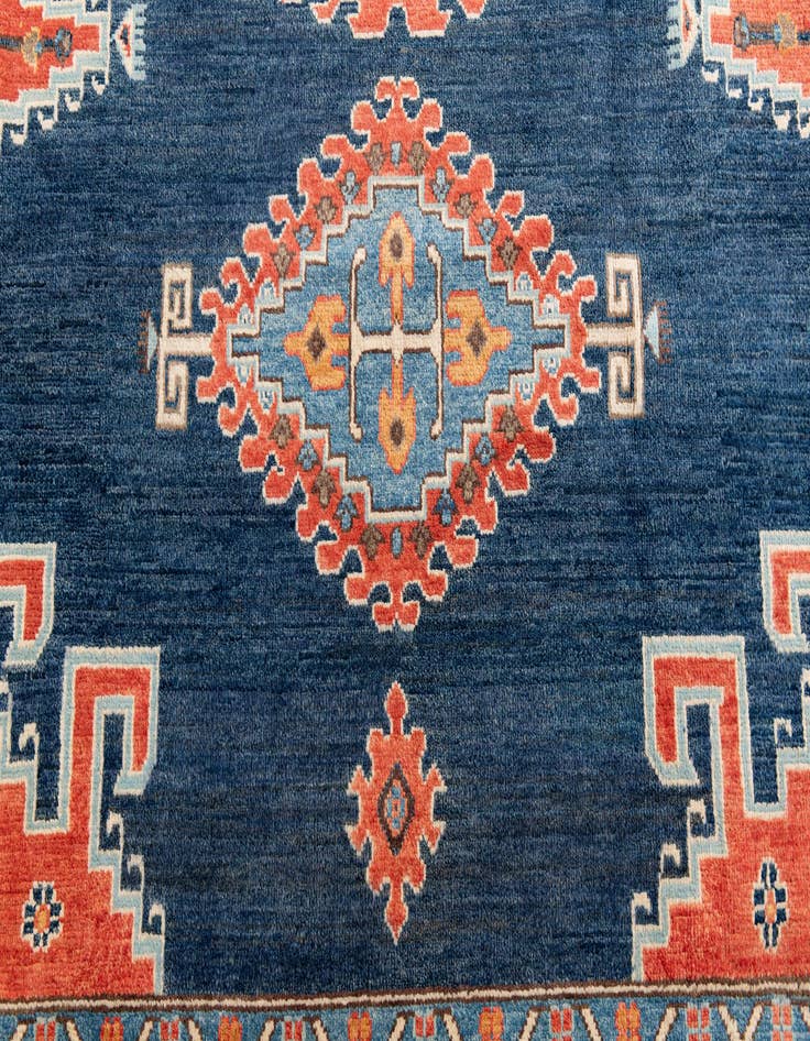 Detail image of 7' 10 x 10'  Hand Knotted Kazak Rug
