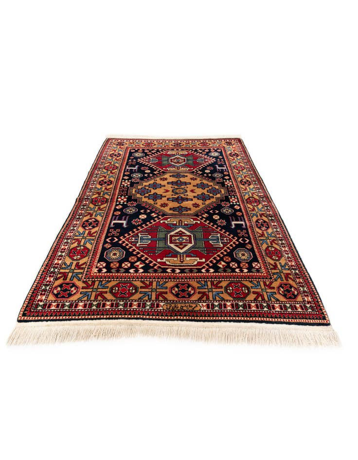 Detail image of 4' 7 x 7' 2  Hand Knotted Kazak Wool Rug