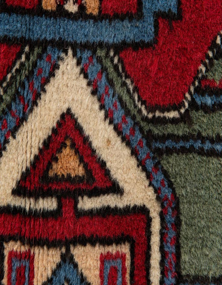 Detail image of 4' 7 x 7' 2  Hand Knotted Kazak Wool Rug