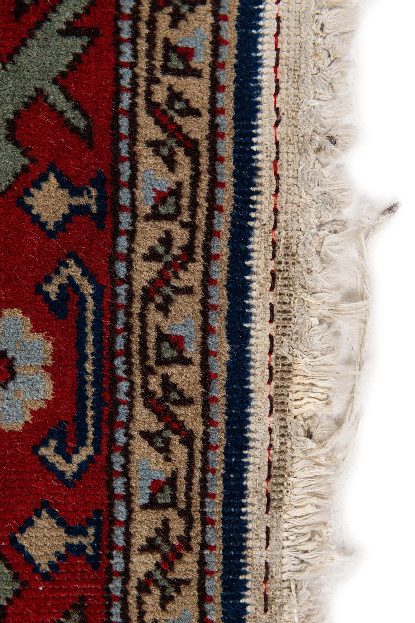 3' 11 x 7' 5 Hand Knotted Kazak Wool Rug