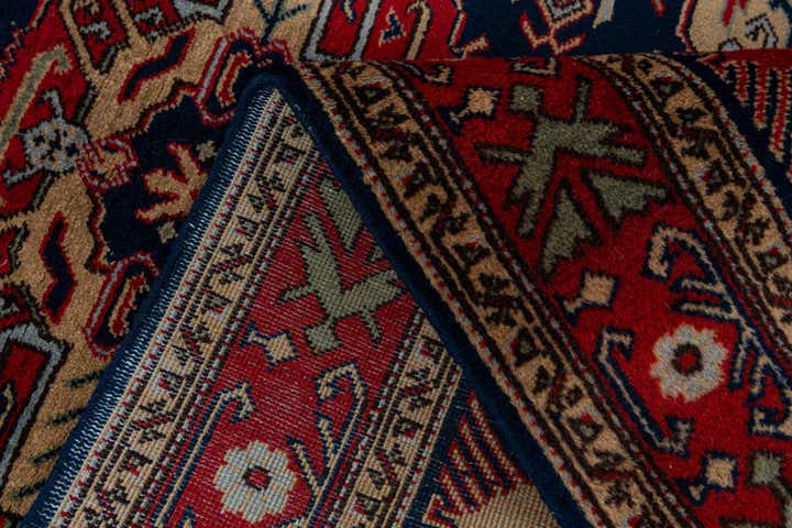 3' 11 x 7' 5 Hand Knotted Kazak Wool Rug