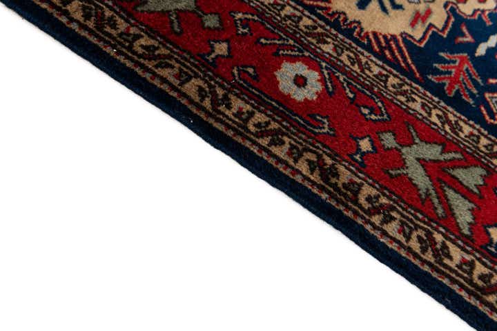 3' 11 x 7' 5 Hand Knotted Kazak Wool Rug