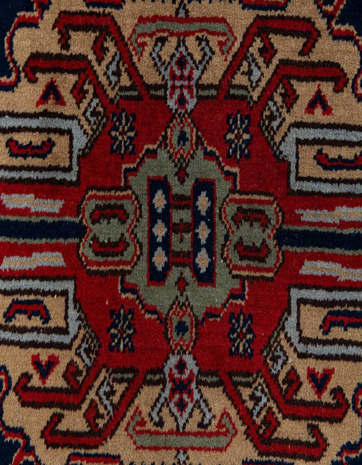 Detail image of 3' 11 x 7' 5  Hand Knotted Kazak Wool Rug