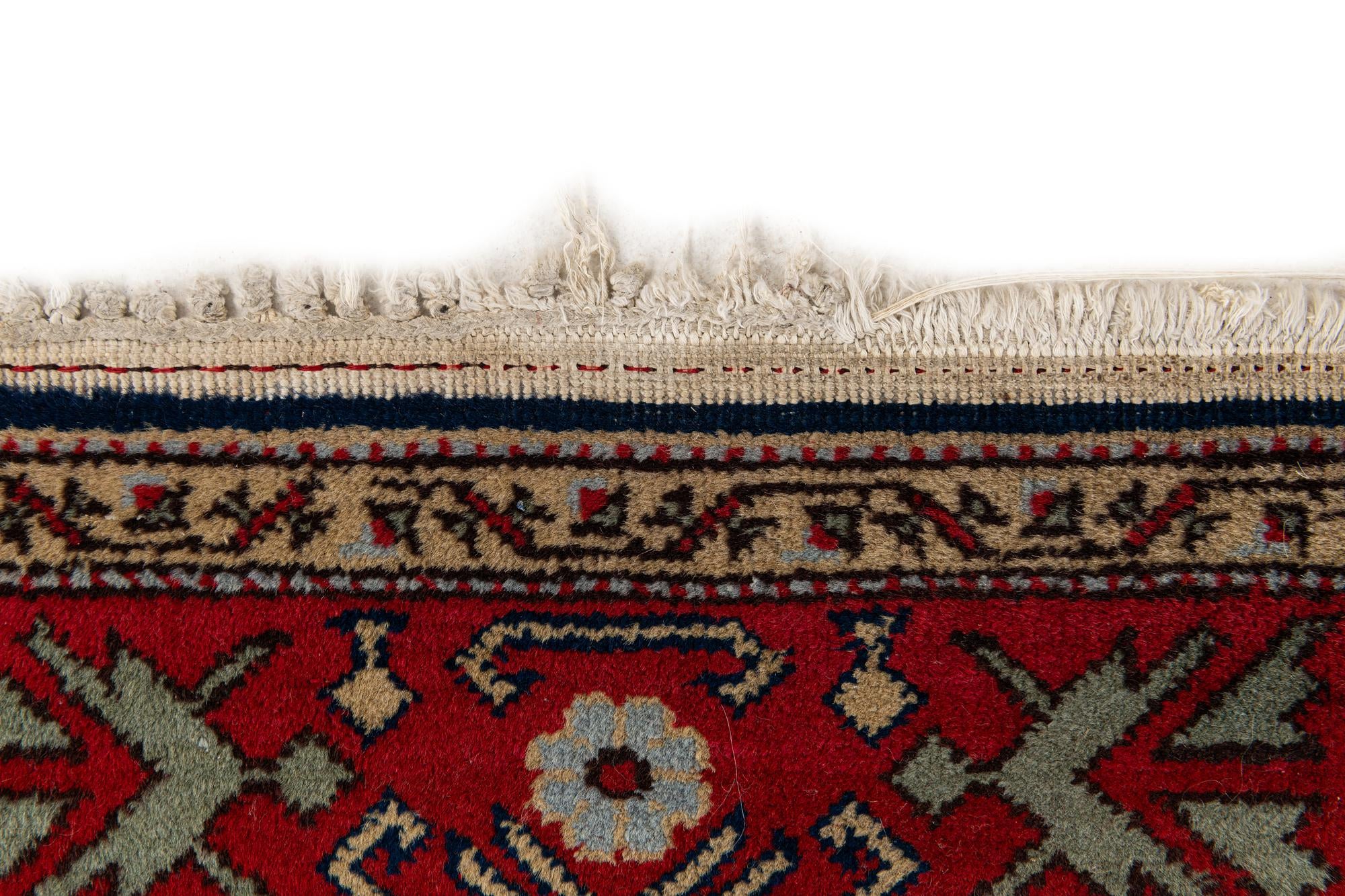 3' 11 x 7' 5 Hand Knotted Kazak Wool Rug