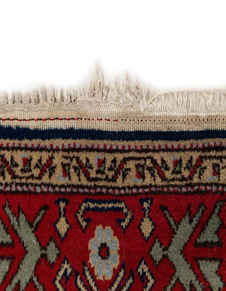Detail image of 3' 11 x 7' 5  Hand Knotted Kazak Wool Rug