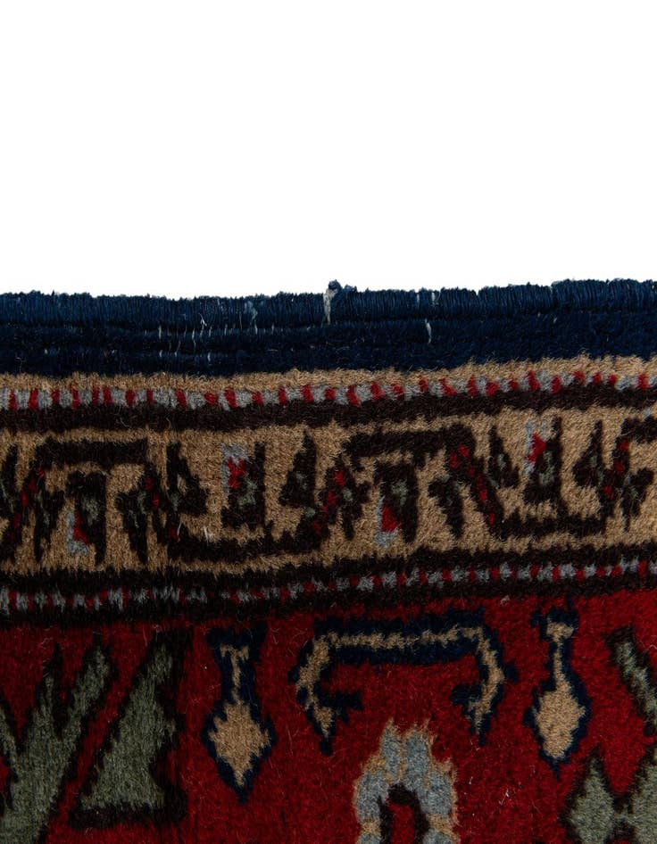 Detail image of 3' 11 x 7' 5  Hand Knotted Kazak Wool Rug