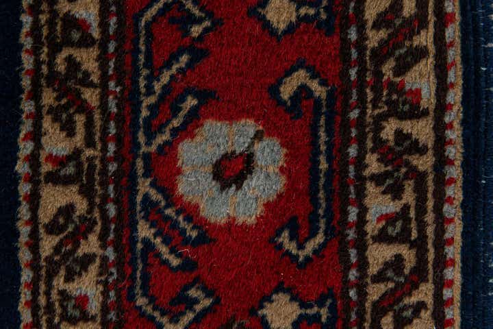 3' 11 x 7' 5 Hand Knotted Kazak Wool Rug