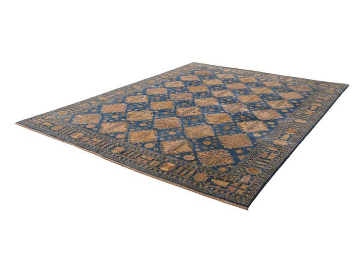 8' x 10' 5 Hand Knotted Kazak Rug