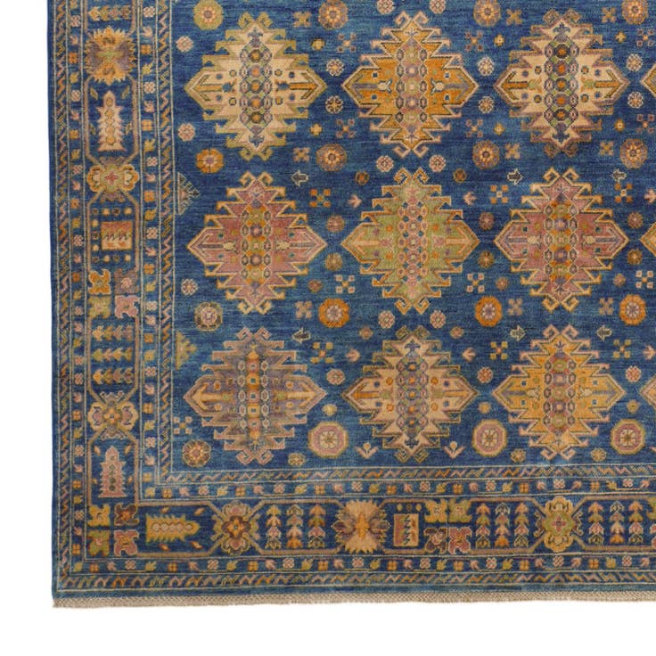 Detail image of 8' x 10' 5 Hand Knotted Kazak Rug