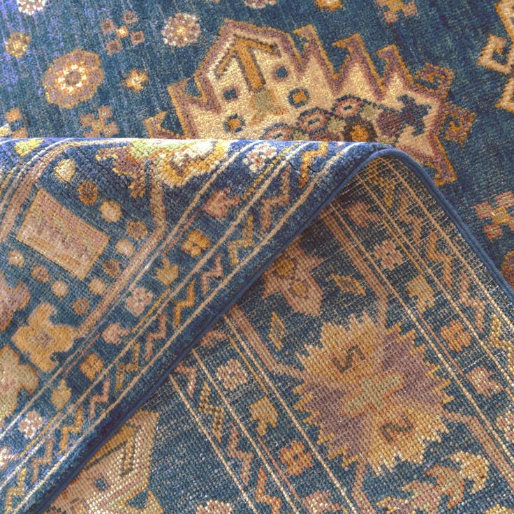 Detail image of 8' x 10' 5 Hand Knotted Kazak Rug