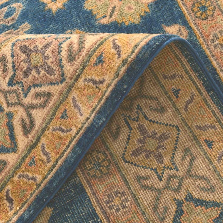 Detail image of 4' 1 x 5' 10 Hand Knotted Kazak Rug