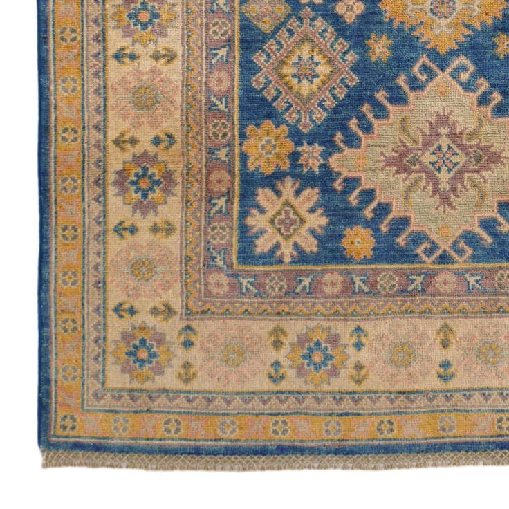 Detail image of 4' 2 x 5' 10 Hand Knotted Kazak Rug