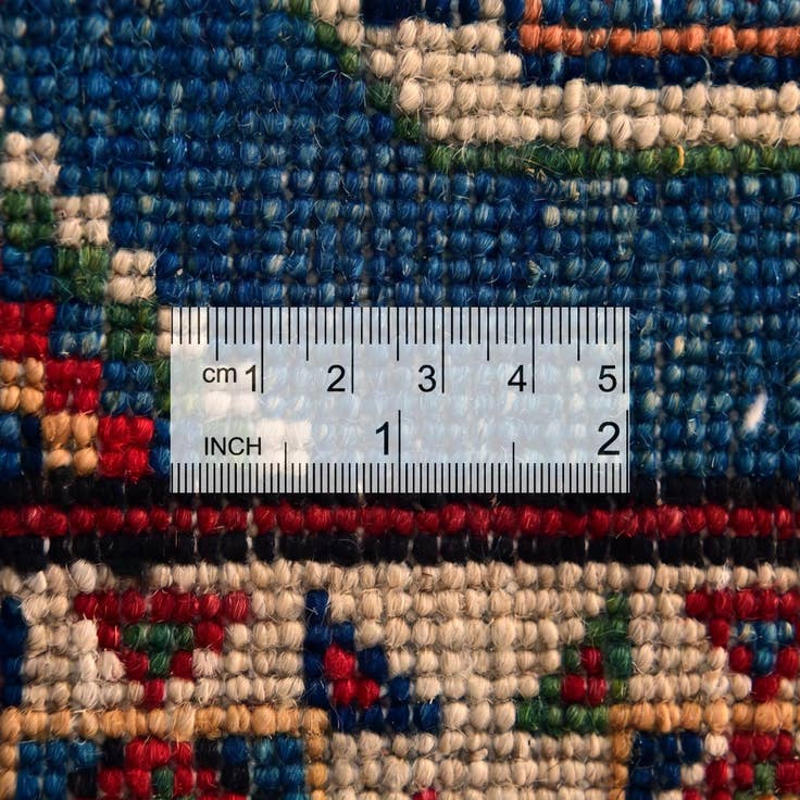 Detail image of 2' 7 x 3' 11 Hand Knotted Kazak Rug