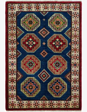 2' 7 x 3' 11 Hand Knotted Kazak Rug