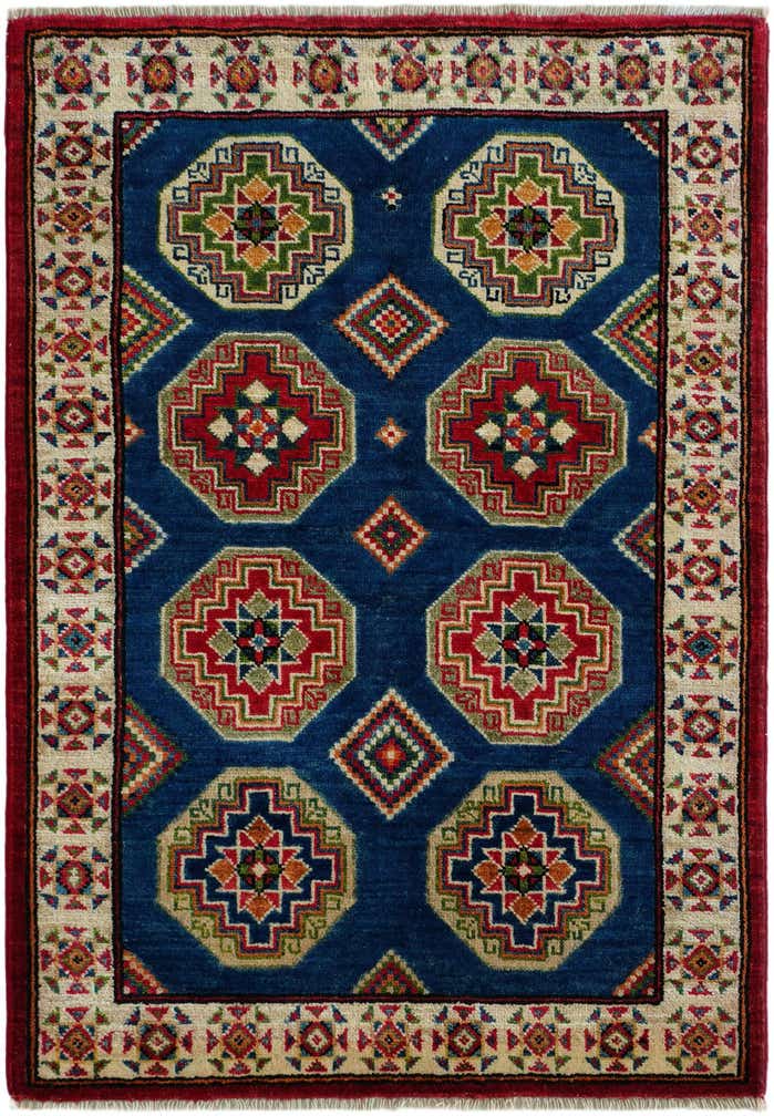 2' 7 x 3' 11 Hand Knotted Kazak Rug